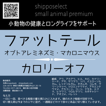 画像をギャラリービューアに読み込む, ファットテールジャービル専用プレミアムフード (オブトアレチネズミ、マカロニマウス)